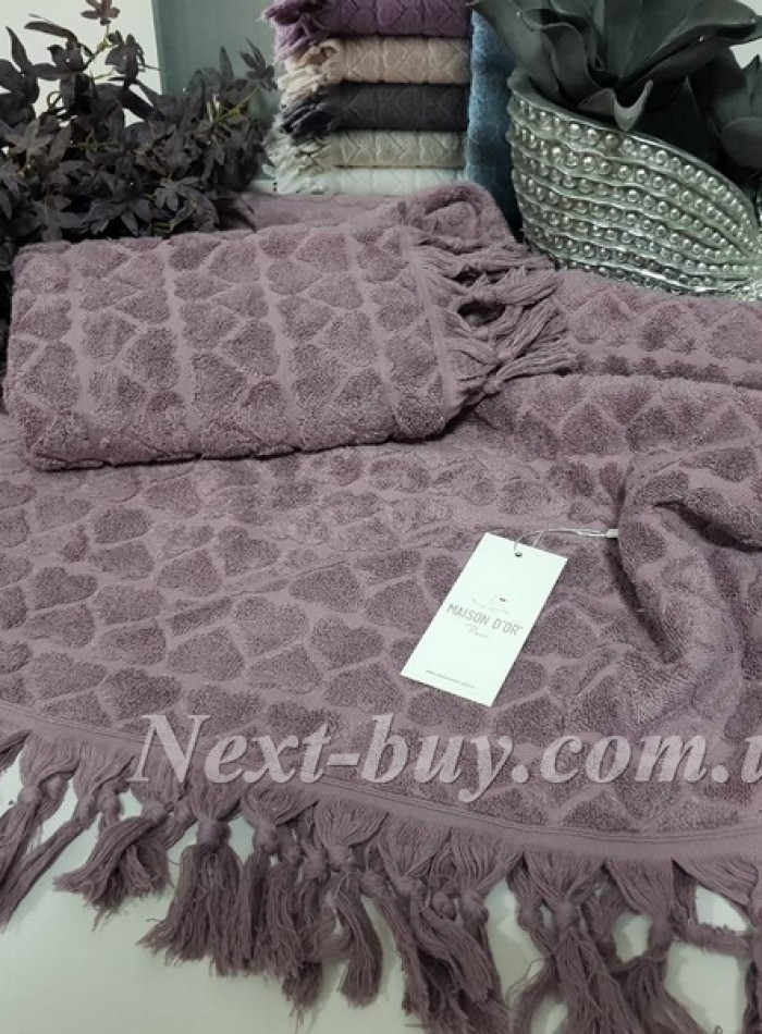 Maison D'or Gabrielle Towel набір рушників 50х100 85х150 світло-фіолетовий - Зображення 3
