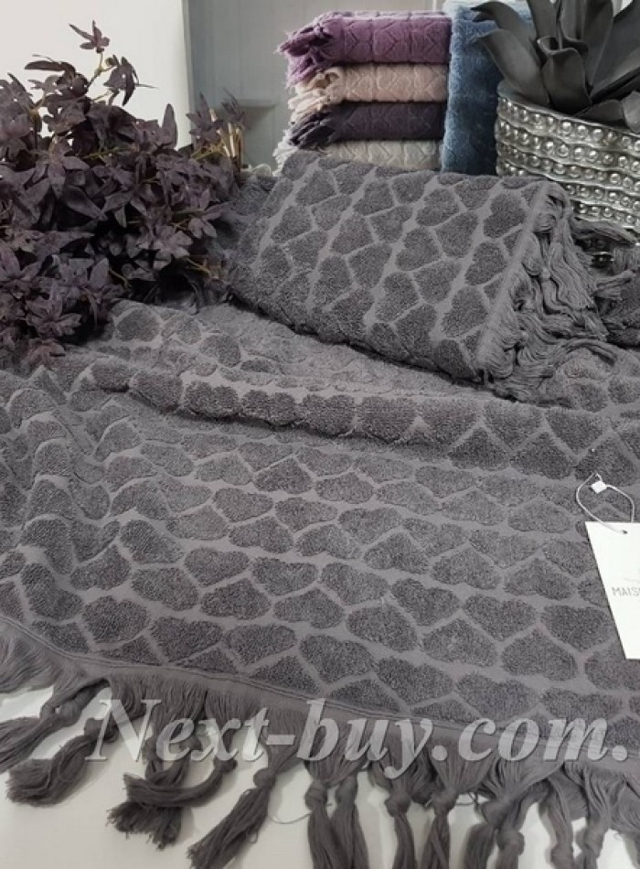Maison D'or Gabrielle Towel набір рушників 50х100 85х150 сірий - Зображення 3