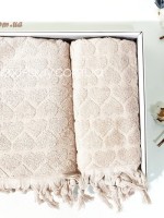 Maison D´or Gabrielle Towel набор полотенец 50х100 85х150 пудра — изображение 3