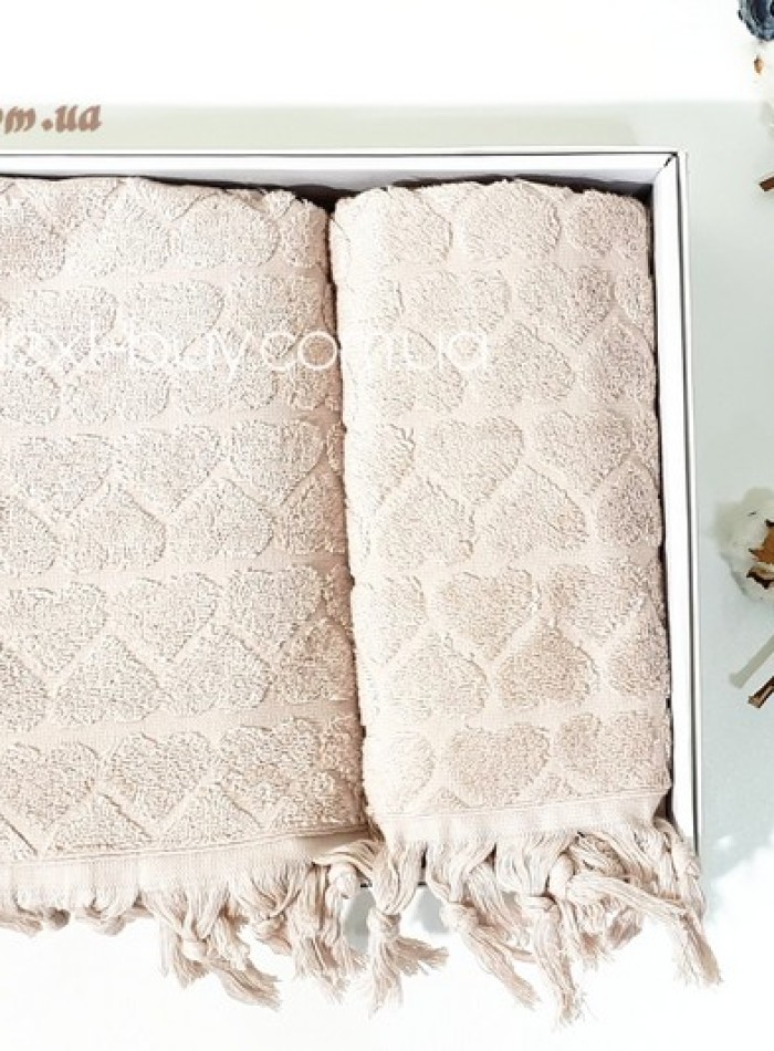 Maison D´or Gabrielle Towel набор полотенец 50х100 85х150 пудра — изображение 3