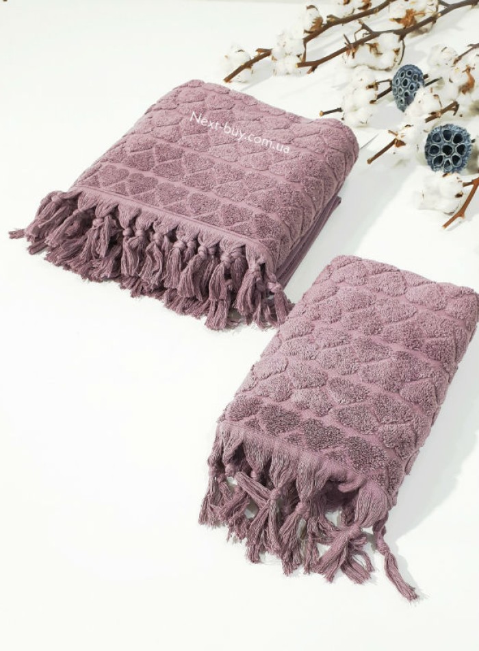Maison D'or Gabrielle Towel набір рушників 50х100 85х150 світло-фіолетовий - Зображення 4