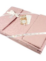 La Perle Постельное белье Sateen жаккард т.розовый евро 200*220/4*50*70 — изображение 2