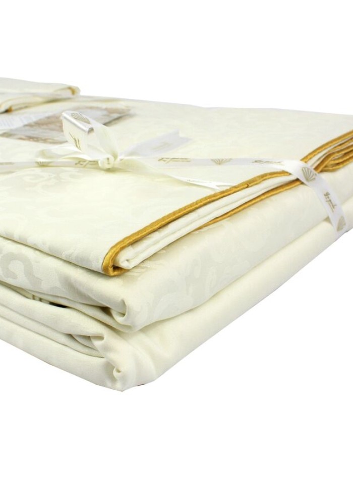La Perle Постельное белье Sateen жаккард крем евро 200*220/4*50*70 — изображение 3