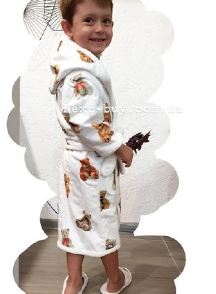 Maison D`or Tobi Junior Bathrobe детский халат с тапочками — изображение 7