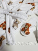 Maison D`or Tobi Junior Bathrobe детский халат с тапочками — изображение 8