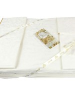 La Perle Постільна білизна Sateen жаккард білий євро 200*220/4*50*70