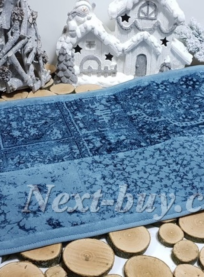 Maison D`or Gardiner Patchwork набор ковриков для пола синий — изображение 4