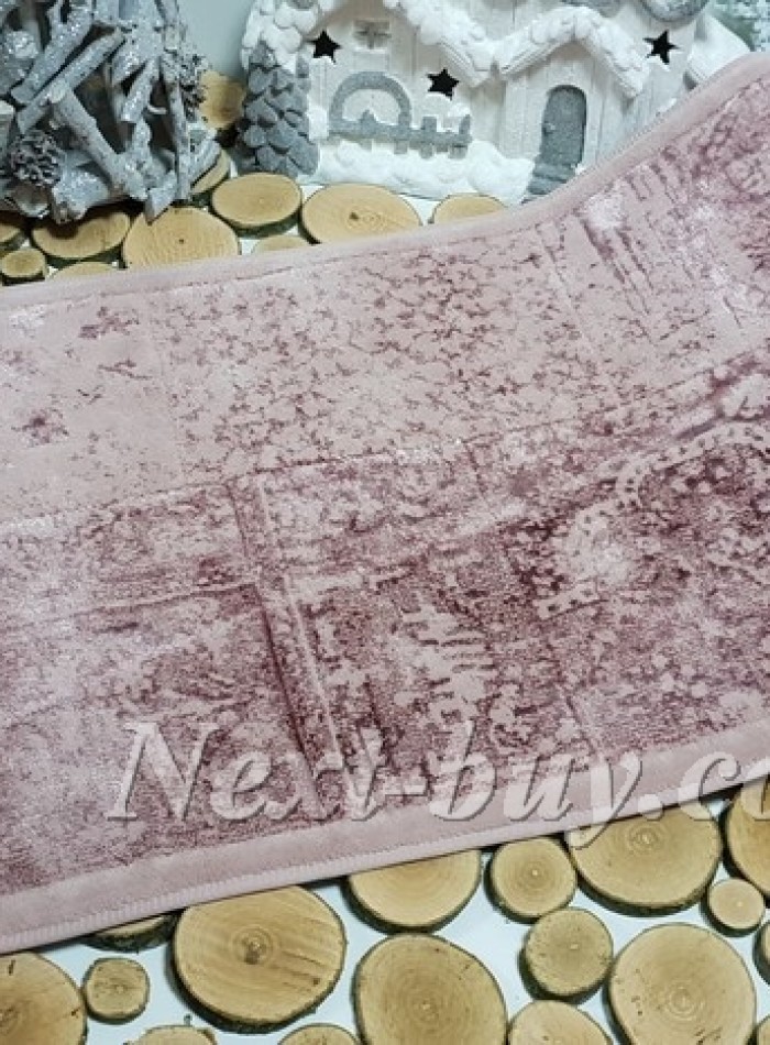 Набір килимів для ванної Maison D’or Gardiner Patchwork Gulkurusu 2 шт (60×100 см + 50×60 см) | Туреччина - Зображення 6