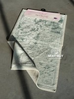 Преміум-набір килимів для ванної Maison D’or Gardiner Patchwork Turkuaz 2 шт (60×100 см + 50×60 см) | Туреччина
