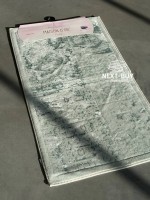 Преміум-набір килимів для ванної Maison D’or Gardiner Patchwork Turkuaz 2 шт (60×100 см + 50×60 см) | Туреччина - Зображення 4