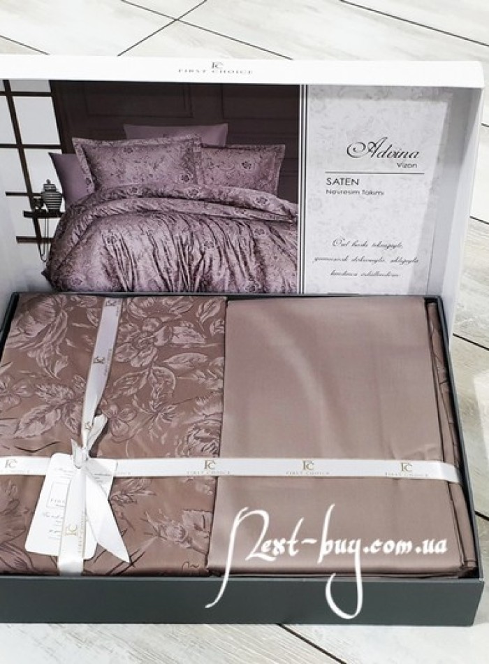 First Choice Advina vizon(mink) постельное белье сатин семейный 160х220х2 — изображение 2