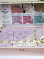 Постельное белье Deco Bianca - сатин жаккард jk16-01 lila лиловое евро — изображение 2