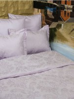 Постельное белье Deco Bianca - сатин жаккард jk16-01 lila лиловое евро — изображение 3