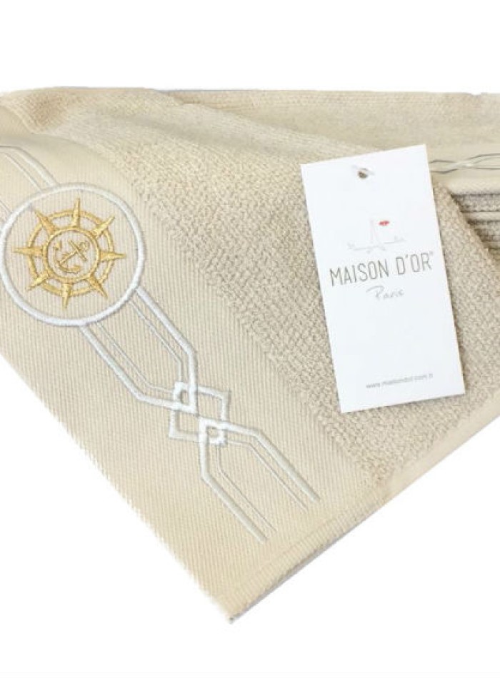Maison D´or Elegance Marine рушник для обличчя махра бежевий - Зображення 2