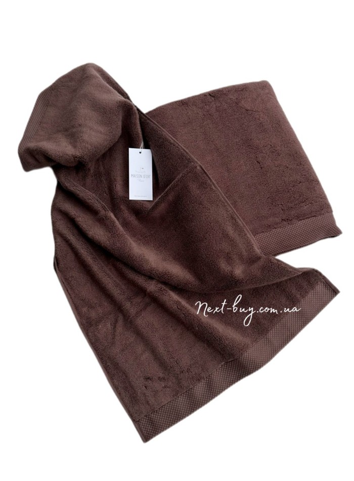 Махровий рушник Maison D'or Artemis 50х100 см Brown - Зображення 2