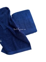 Махровий рушник Maison D'or Artemis 50х100см Navy - Зображення 2