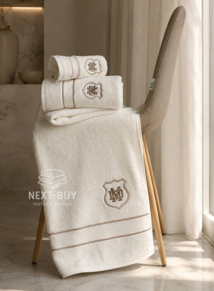 Набір рушників для чоловіків Maison D'or Alain 3шт кремовий - Зображення 8