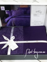 First Choice Neva mor (purple) білизна сатин полуторний 160х220 - Зображення 2