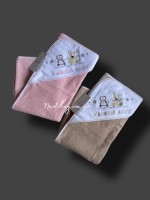 Maison D`or Lamite pink дитячий махровий рушник - куточок з вишивкою рожевий 76x76 - Зображення 5