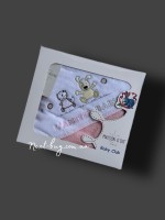 Maison D`or Lamite pink дитячий махровий рушник - куточок з вишивкою рожевий 76x76 - Зображення 2