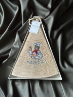 Maison D`or Maxi box круглое кухонное полотенце 1шт 70х70 хлопок бежевый — изображение 5