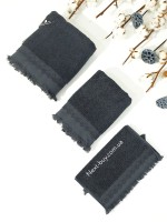 Maison D`or Melissa набір махрових рушників 3шт чорний