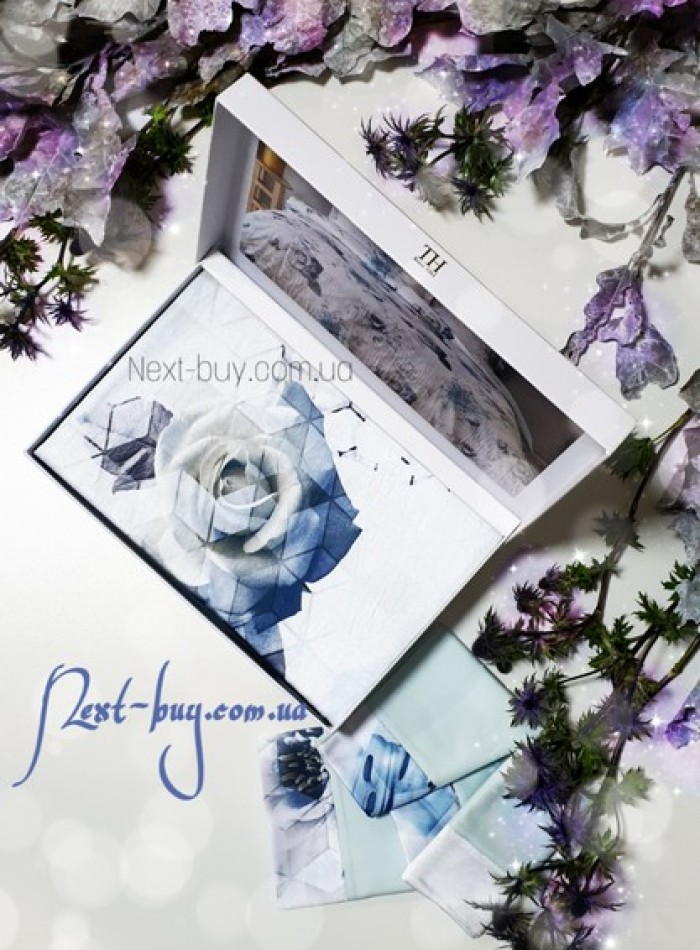 Tivolyo Home Комплект постільної білизни Donna mavi євро 200х220 - Зображення 3