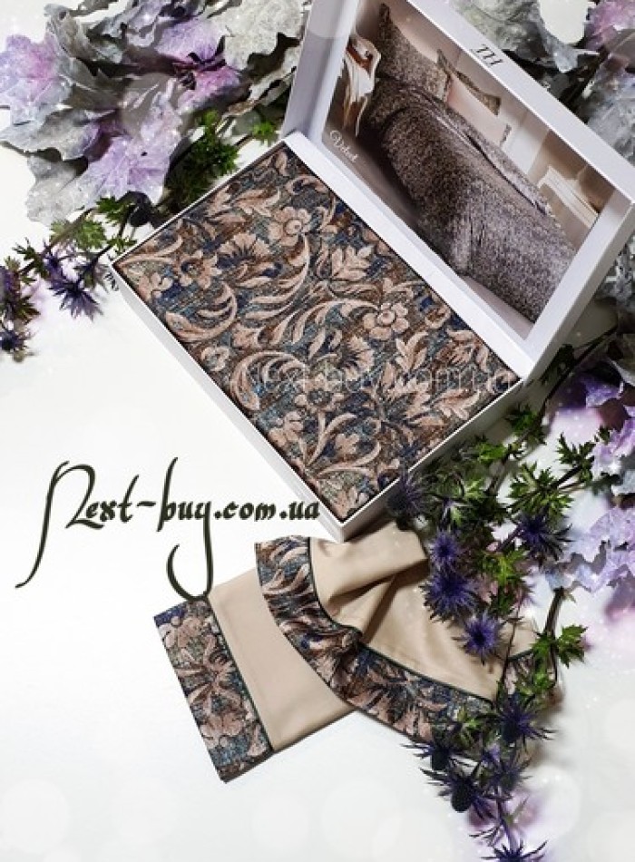 Tivolyo Home Комплект постільної білизни Velvet зелений євро 200х220 - Зображення 3