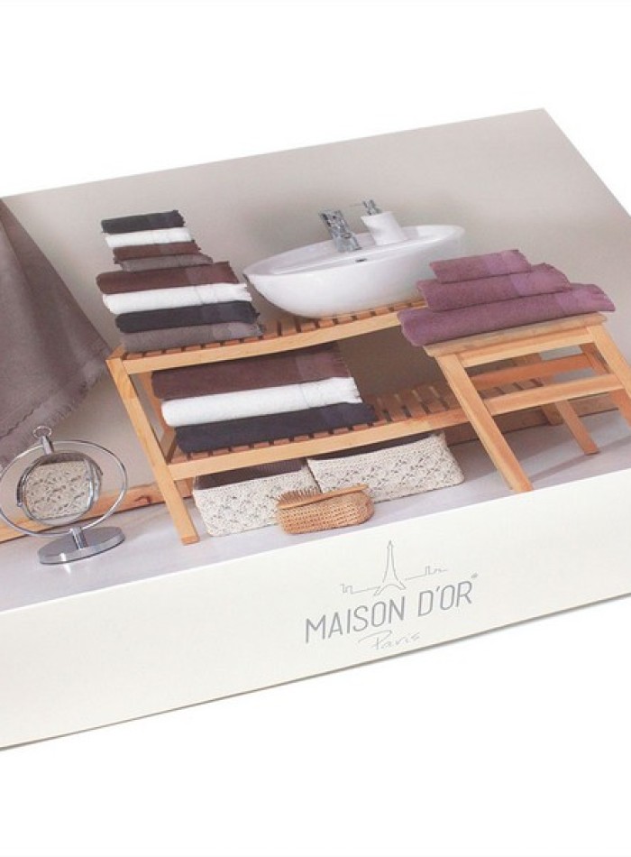 Maison D`or Melissa набір махрових рушників 3шт чорний - Зображення 3