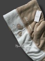 Maison D`or Monique Hearts махровое полотенце для сауны 85х150 бежевое — изображение 3