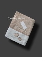 Maison D`or Monique Hearts махровий рушник 50х100 Туреччина рожеве