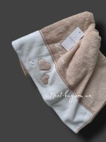 Maison D`or Monique Hearts махровое полотенце для сауны 85х150 розовое — изображение 3