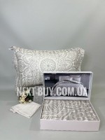 Maison Dor Cateline Beige постільна білизна євро сатин жаккард - Зображення 5