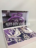 Maison Dor Clair Dark Lilac постільна білизна євро сатин жаккард