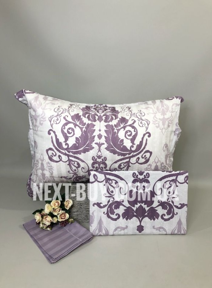 Maison Dor Clair Lilac постельное белье евро сатин жаккард — изображение 4