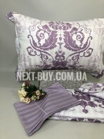 Maison Dor Clair Lilac постельное белье евро сатин жаккард