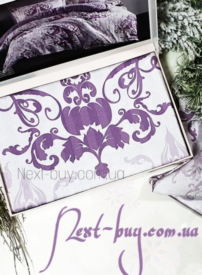 Maison Dor Clair Lilac постельное белье евро сатин жаккард — изображение 2
