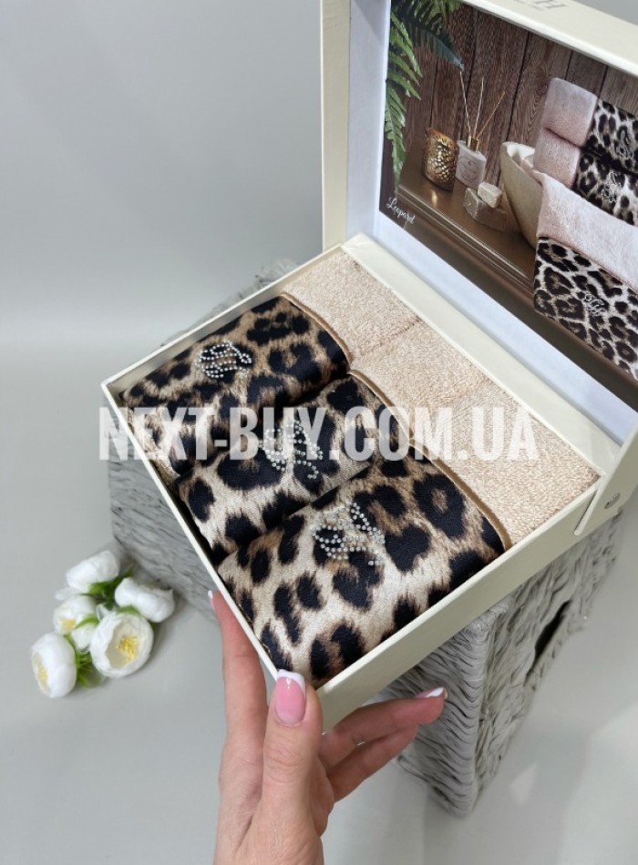Tivolyo Home Набір рушників Leopard 3 - 30х50 3шт. - Зображення 3