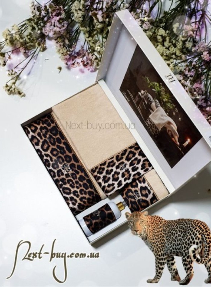Tivolyo Home Набір махрових рушників Leopard Bej 3 - 3шт. Kırık Beyaz - Зображення 4