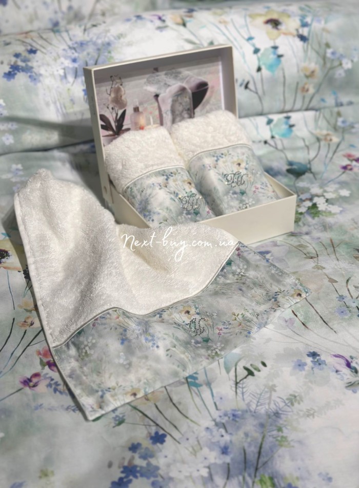 Tivolyo Home Набір рушників Polina 3 - 30х50 3шт. Kırık Beyaz - Зображення 4