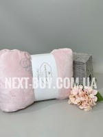М'який плед Tivolyo Home Soft Crystal pudra Туреччина полуторний 160х220