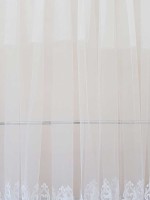 Тюль фатин Oreo білий Туреччина - Зображення 4