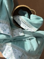 Maison D'or Roses Turquoise набор бамбуковых полотенец 3 шт бирюзовый — изображение 2