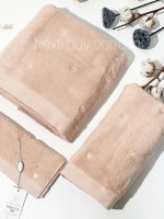 Maison D'or Soft Hearts nude Cotton набор полотенец хлопок