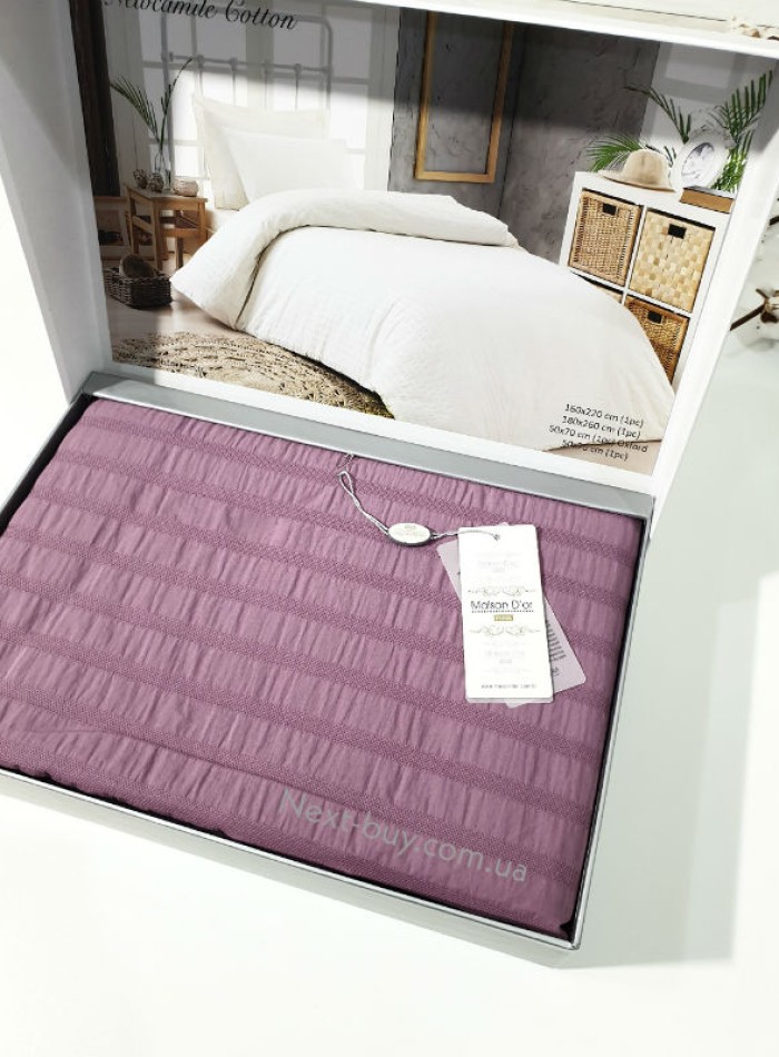 Maison Dor New Camile Cotton Darc Lilac постельное белье евро размер хлопок — изображение 4