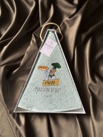 Maison D`or Maxi box круглое махровое кухонное полотенце 1шт 70х70 хлопок салатовый — изображение 5