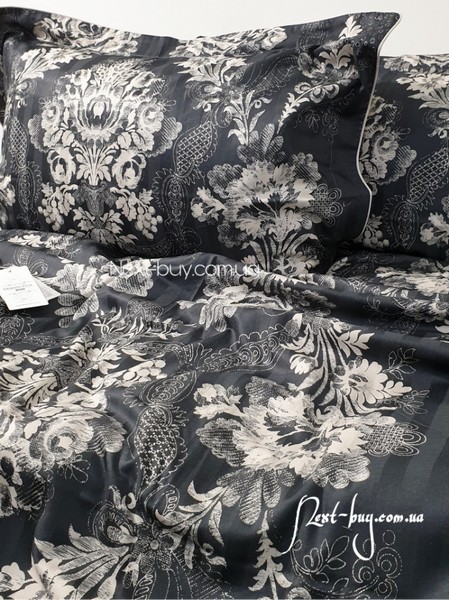 Maison D'or Anna Karenina Anthracite постільна білизна євро 200х220 сатин - Зображення 1