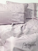 Maison D'or Roesia Estee Lilac постельное белье евро 200х220 сатин с вышивкой — изображение 2