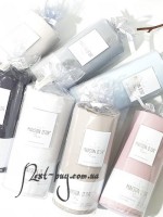 Maison D'or Satin fitted sheet сатинове простирадло на резинці євро 200х240 з наволочками сірий - Зображення 2