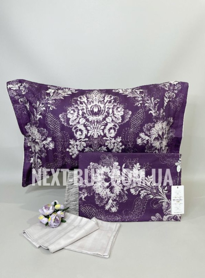 Maison Dor Anna Karenina Lilac постільна білизна євро 200х220 сатин - Зображення 3
